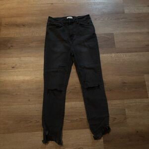 Cello Black Distressed Women's Jeans